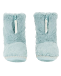 The Bedroom Athletics Womens Marilyn Classic Faux Fur Slipper Boots in Seafoam