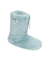 Marilyn Classic Faux Fur Slipper Boots in Seafoam