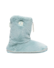 Marilyn Classic Faux Fur Slipper Boots in Seafoam