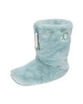 Marilyn Classic Faux Fur Slipper Boots in Seafoam