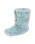 Marilyn Classic Faux Fur Slipper Boots in Seafoam