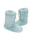 Marilyn Classic Faux Fur Slipper Boots in Seafoam