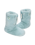 Marilyn Classic Faux Fur Slipper Boots in Seafoam