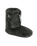 Marilyn Classic Faux Fur Slipper Boots in Charcoal