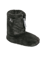Marilyn Classic Faux Fur Slipper Boots in Charcoal