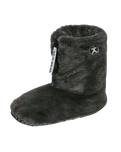 Marilyn Classic Faux Fur Slipper Boots in Charcoal