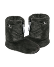 Marilyn Classic Faux Fur Slipper Boots in Charcoal