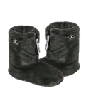 Marilyn Classic Faux Fur Slipper Boots in Charcoal
