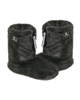 Marilyn Classic Faux Fur Slipper Boots in Charcoal