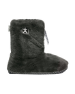 Marilyn Classic Faux Fur Slipper Boots in Charcoal
