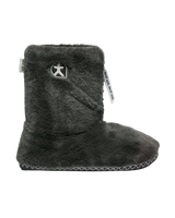 Marilyn Classic Faux Fur Slipper Boots in Charcoal
