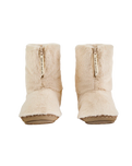 Monroe Faux Fur Slipper Boots in Cream & Moonrock