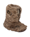 Cole Luxury Faux Fur Slipper Boots in Jackal
