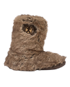 Cole Luxury Faux Fur Slipper Boots in Jackal