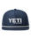 The Yeti Mens Yeti Coolers Mid Pro Flat Brim Rope Cap in Navy