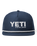 The Yeti Mens Yeti Coolers Mid Pro Flat Brim Rope Cap in Navy