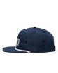 The Yeti Mens Yeti Coolers Mid Pro Flat Brim Rope Cap in Navy