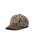Woven Flat Brim Snapback Cap in Camo