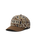 Woven Flat Brim Snapback Cap in Camo