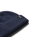 Badge Beanie in Navy