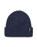 Badge Beanie in Navy