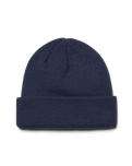 Badge Beanie in Navy