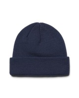 Badge Beanie in Navy
