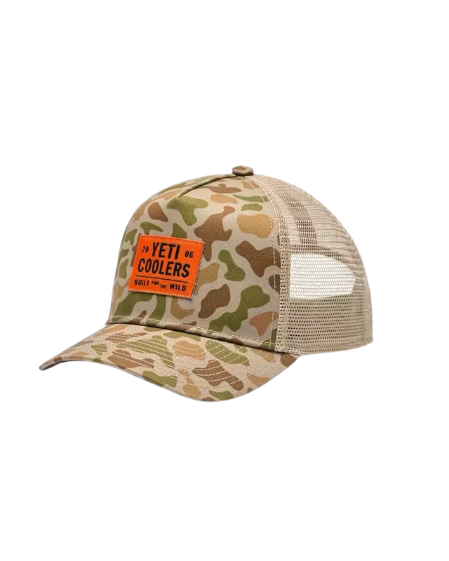 Coolers Camo Trucker Cap in Brown Camo