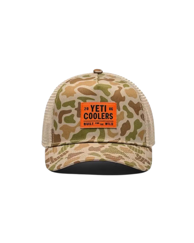 Coolers Camo Trucker Cap in Brown Camo
