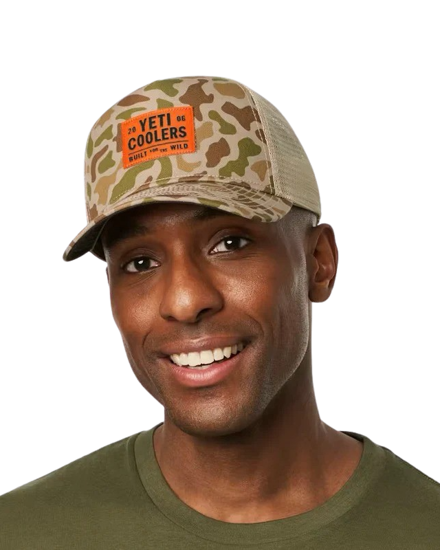 Coolers Camo Trucker Cap in Brown Camo