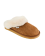 Margot Double Faced Sheepskin Mule Slippers in Chestnut