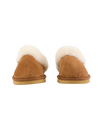Margot Double Faced Sheepskin Mule Slippers in Chestnut