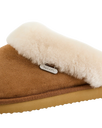 Margot Double Faced Sheepskin Mule Slippers in Chestnut