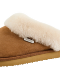 Margot Double Faced Sheepskin Mule Slippers in Chestnut