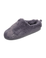 Ariana Luxury Faux Fur Mules in Ink