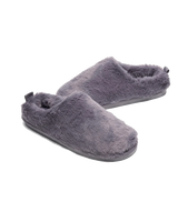 Ariana Luxury Faux Fur Mules in Ink