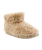 Lauren Luxury Borg Fleece Short Slipper Boots in Biscuit