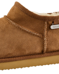 Betty Double Faced Sheepskin Mini Slipper Boots in Chestnut