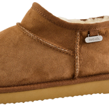 Betty Double Faced Sheepskin Mini Slipper Boots in Chestnut