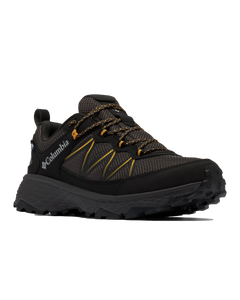 The Columbia Mens Peakfreak Rush Outdry Shoes in Black & Raw Honey