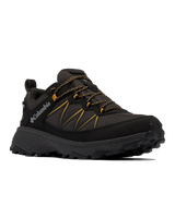 The Columbia Mens Peakfreak Rush Outdry Shoes in Black & Raw Honey