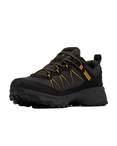 The Columbia Mens Peakfreak Rush Outdry Shoes in Black & Raw Honey