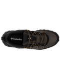 The Columbia Mens Peakfreak Rush Outdry Shoes in Black & Raw Honey