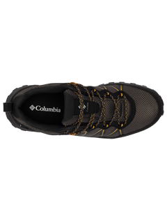 The Columbia Mens Peakfreak Rush Outdry Shoes in Black & Raw Honey