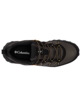 The Columbia Mens Peakfreak Rush Outdry Shoes in Black & Raw Honey