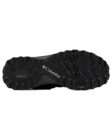 The Columbia Mens Peakfreak Rush Outdry Shoes in Black & Raw Honey