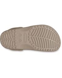 Classic Floral Cut Out Clogs in Taupe