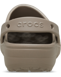 Classic Floral Cut Out Clogs in Taupe