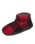 Neeson Sherpa Slipper Boots in Red & Black Check