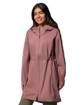 The Columbia Womens Weekend Adventure II Long Jacket in Fig